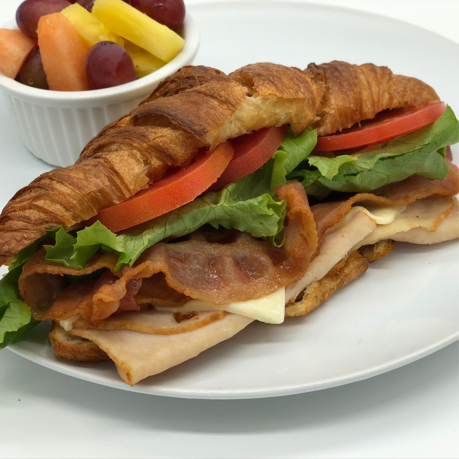 Bacon Turkey Club Croissant