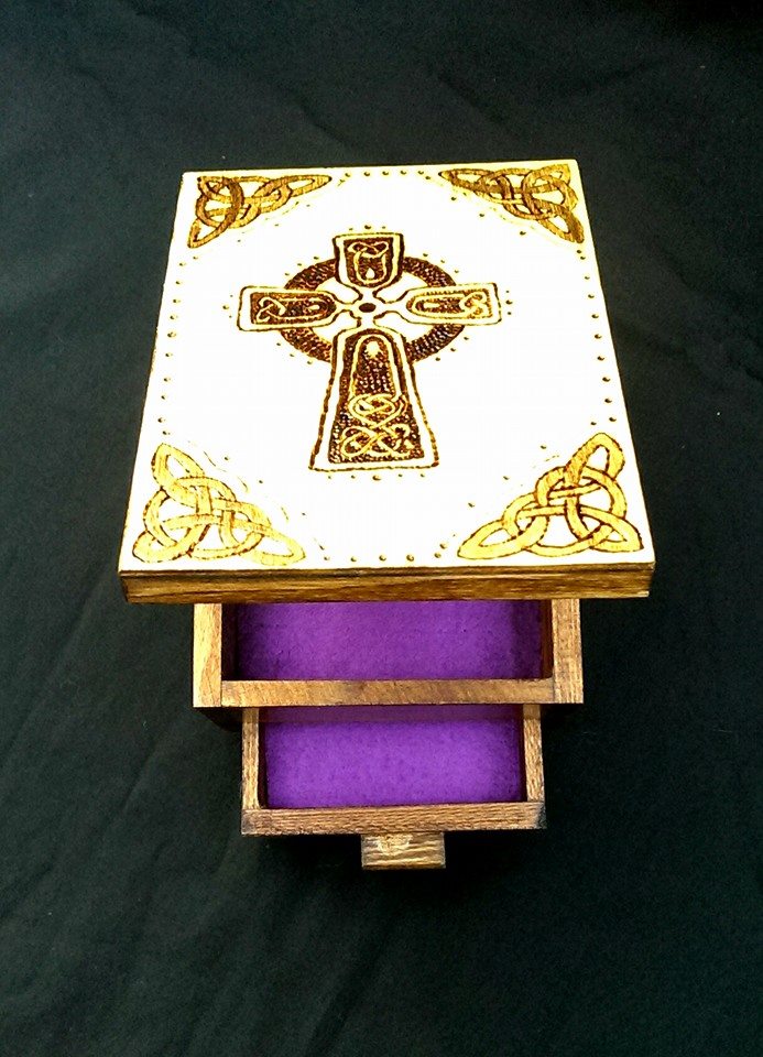 Celtic Cross Jewelry Box