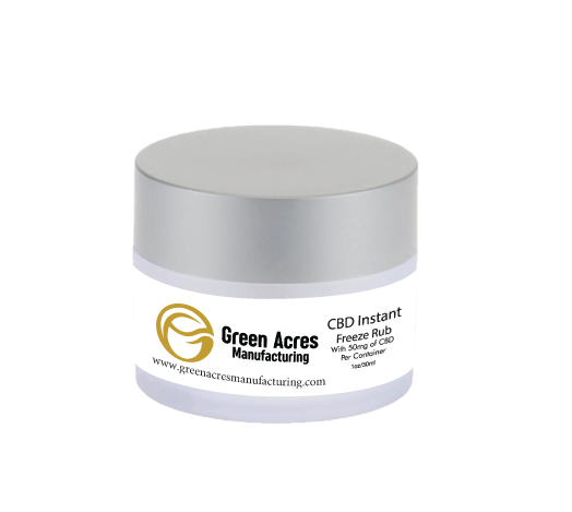 CBD Instant Freeze Rub w/50 mg per Container