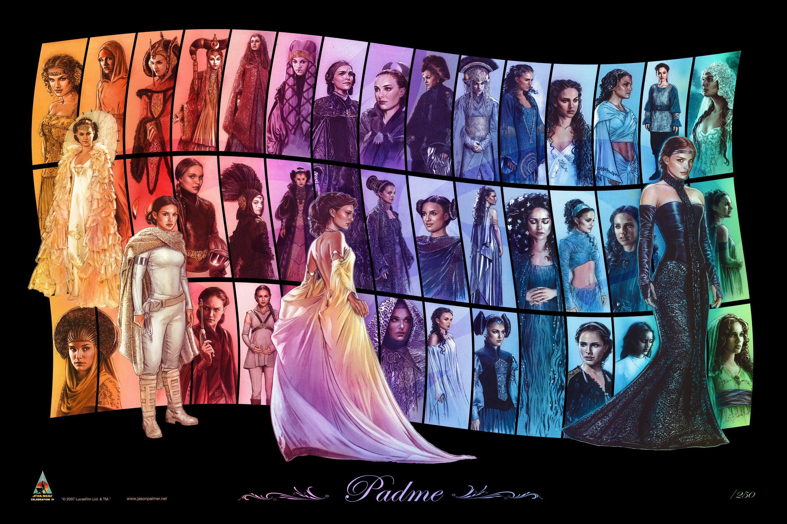 Star Wars Celebration IV Many Flavors of Padme Print
