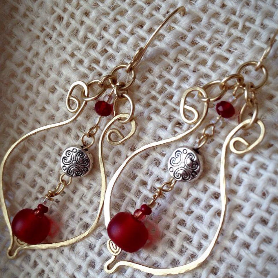 Cello Earrings
