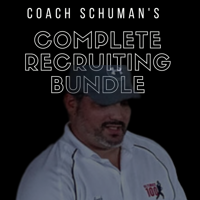 Complete Recruiting Bundle "The List" of College Coaches, 21 Days To Recruiting, and 3 Part How to Get Recruited Course and Plan