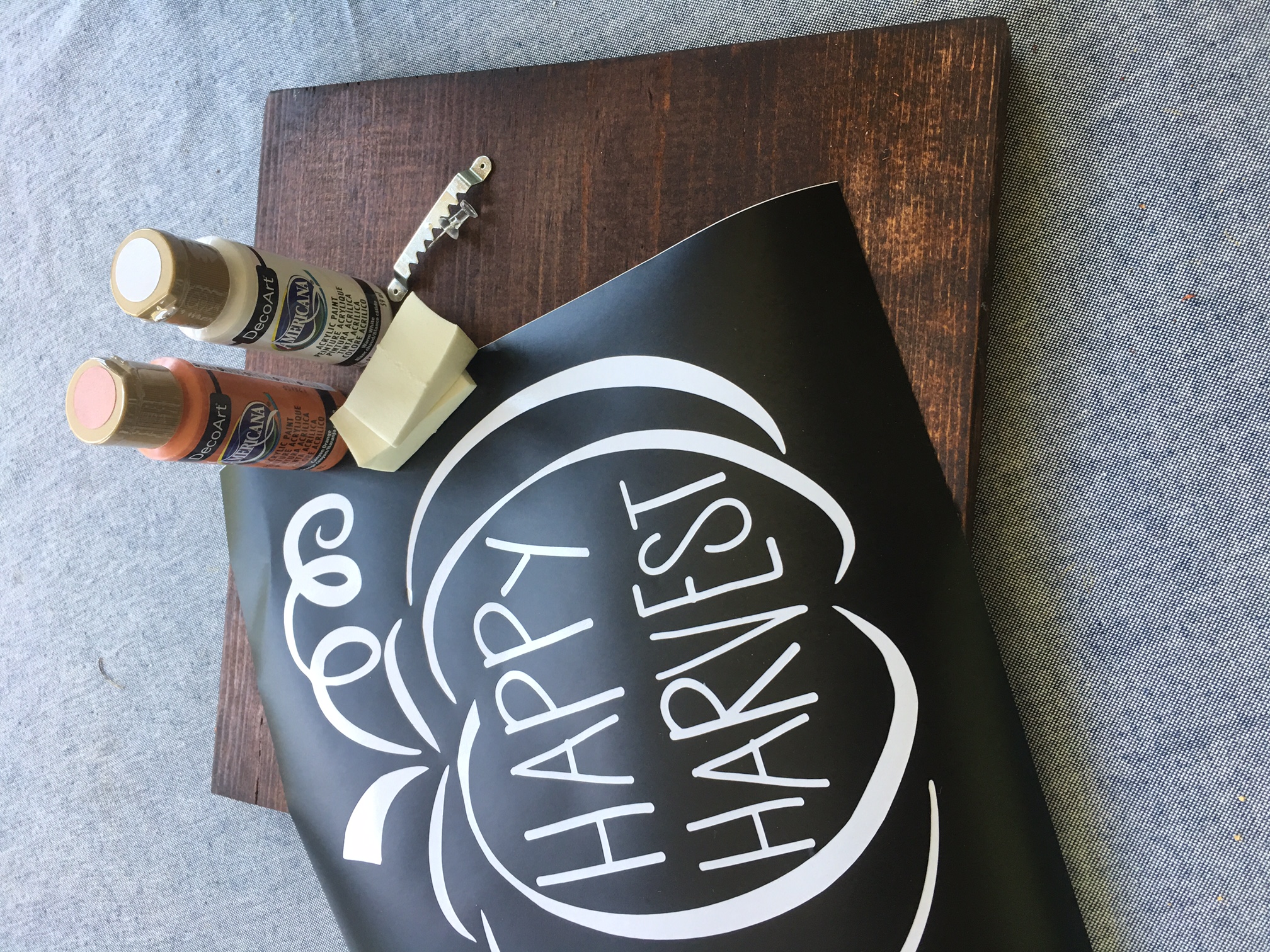 Diy wood sign kitHappy Harvest