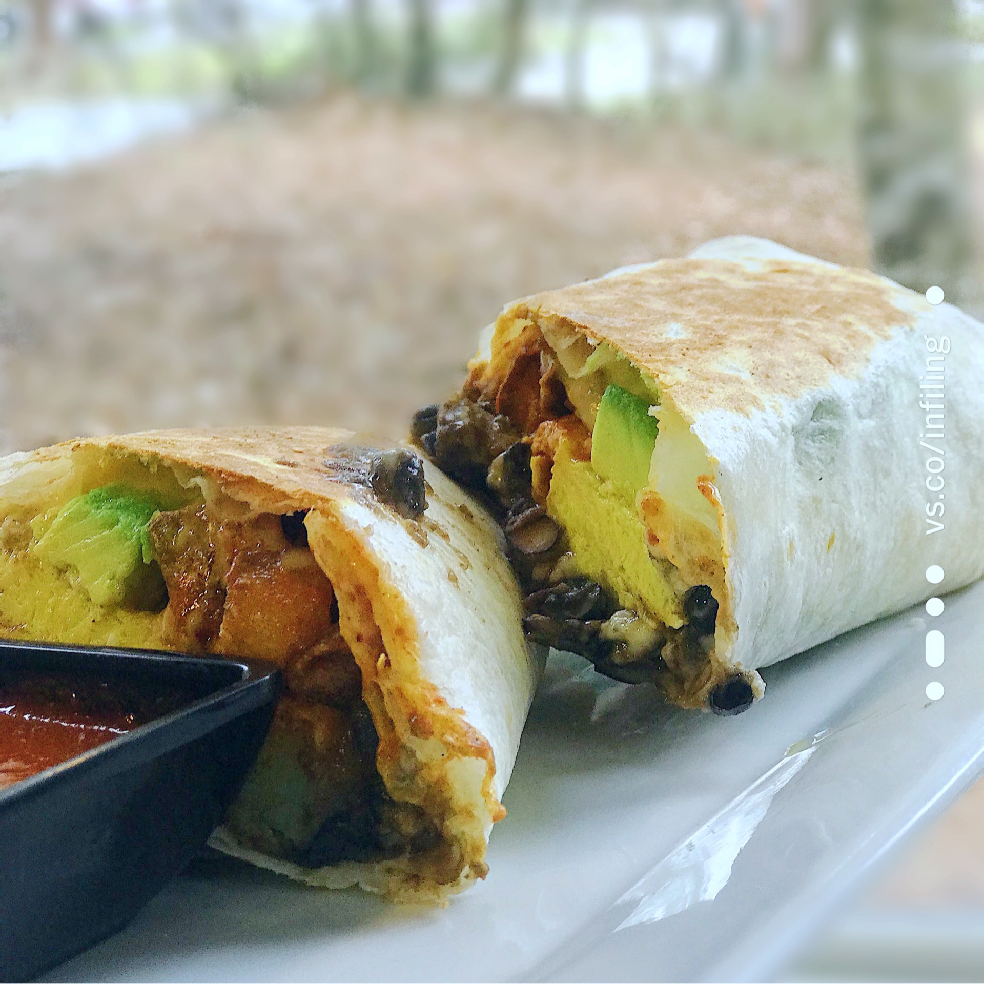 Huevos Ranchero Burrito