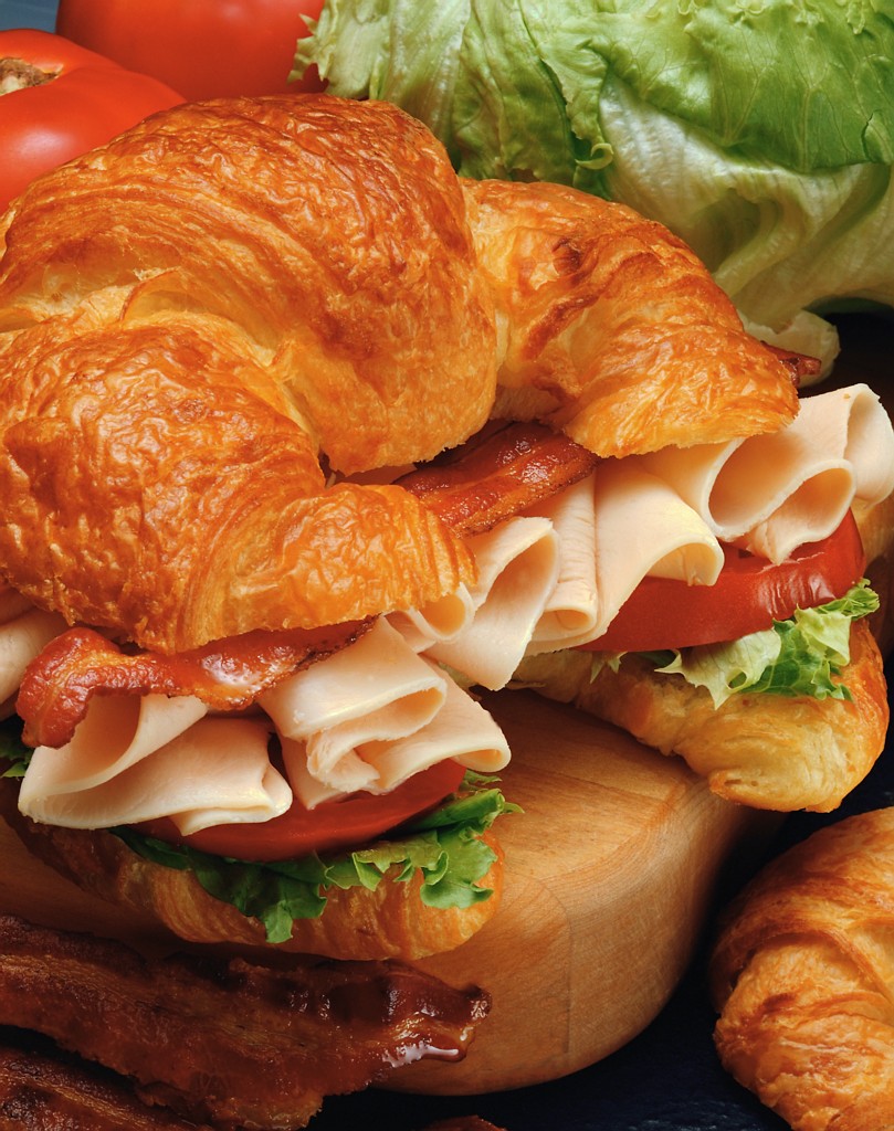 Croissant Ham or Turk  & Cheese