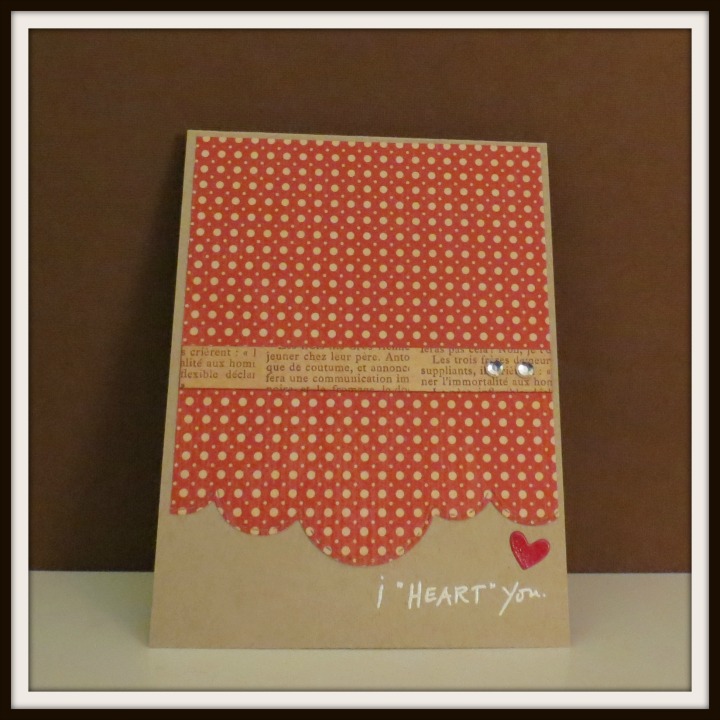 I Heart You Card