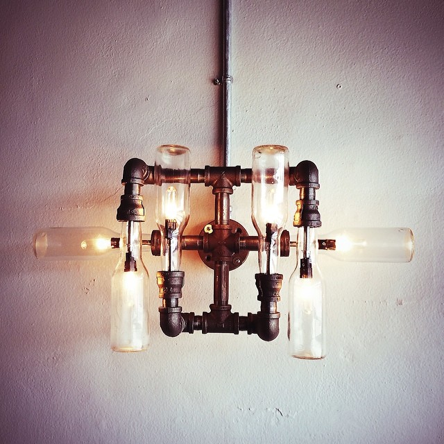 Bottle Wall Sconce