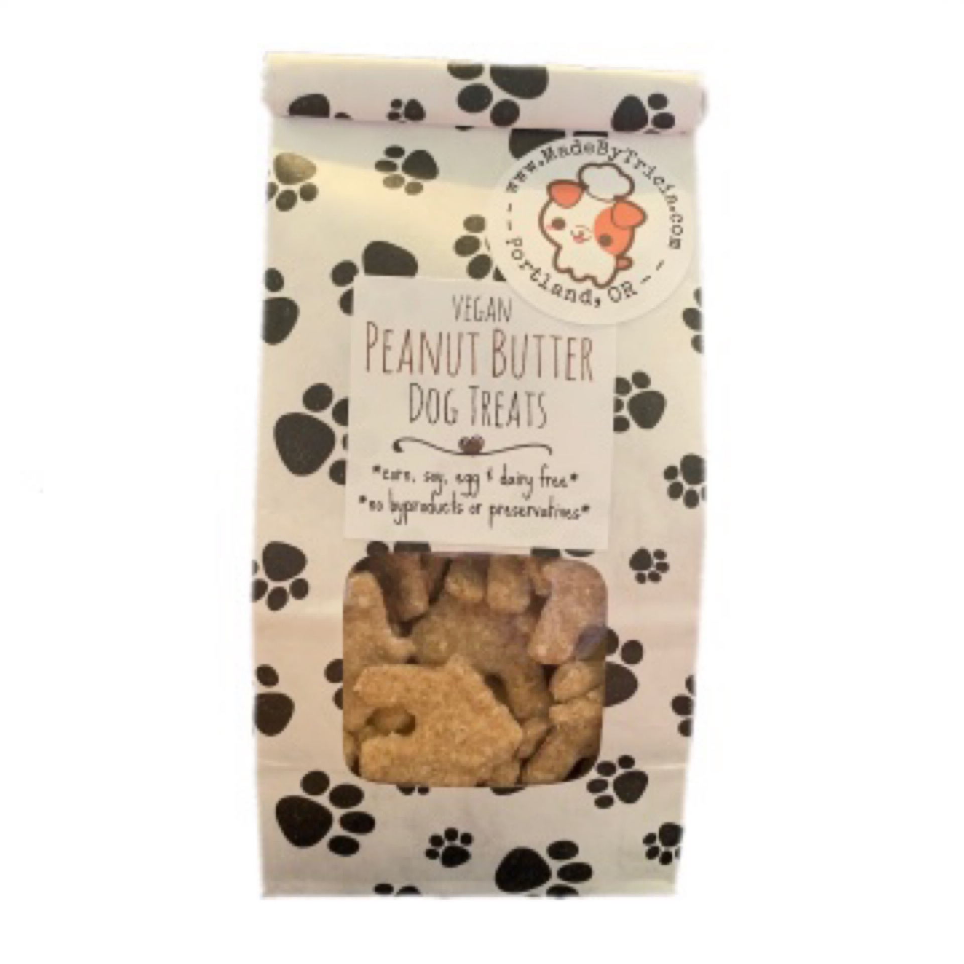 5 oz. Peanut Butter Dog Treats Vegan