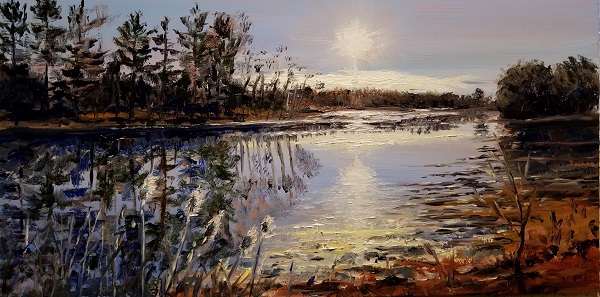 Spinney Creek Oil Painting