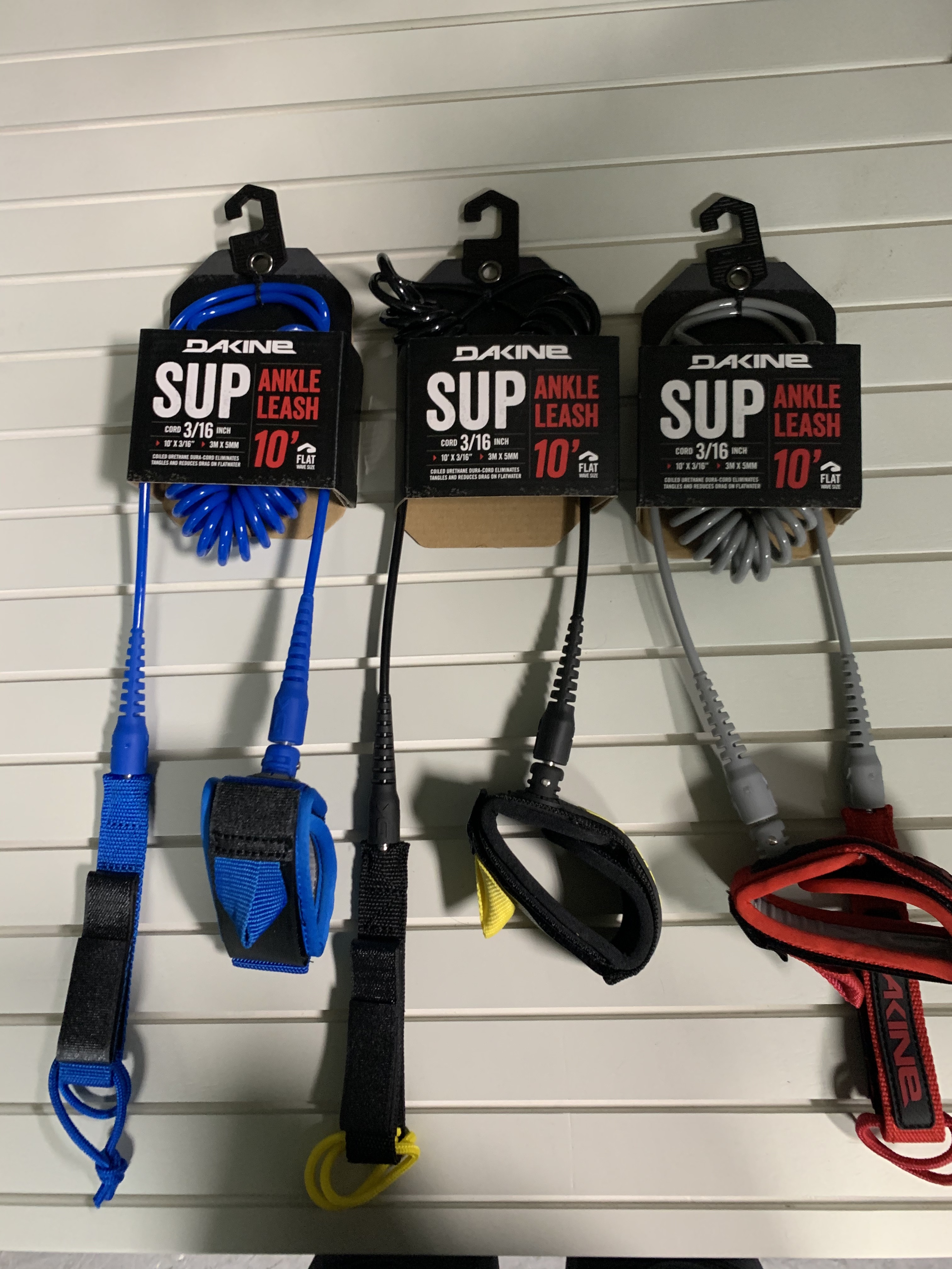 Dakine Sup Coiled 10' Leash, 3/16 diameter