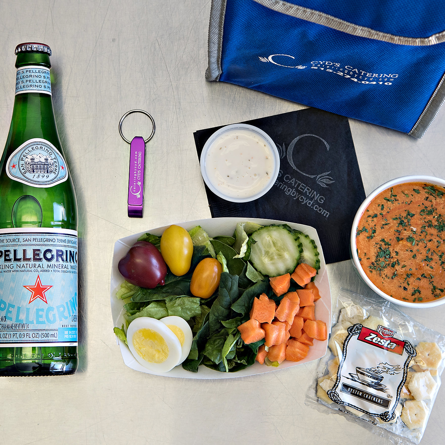 Homemade Soup and Garden Salad Combo