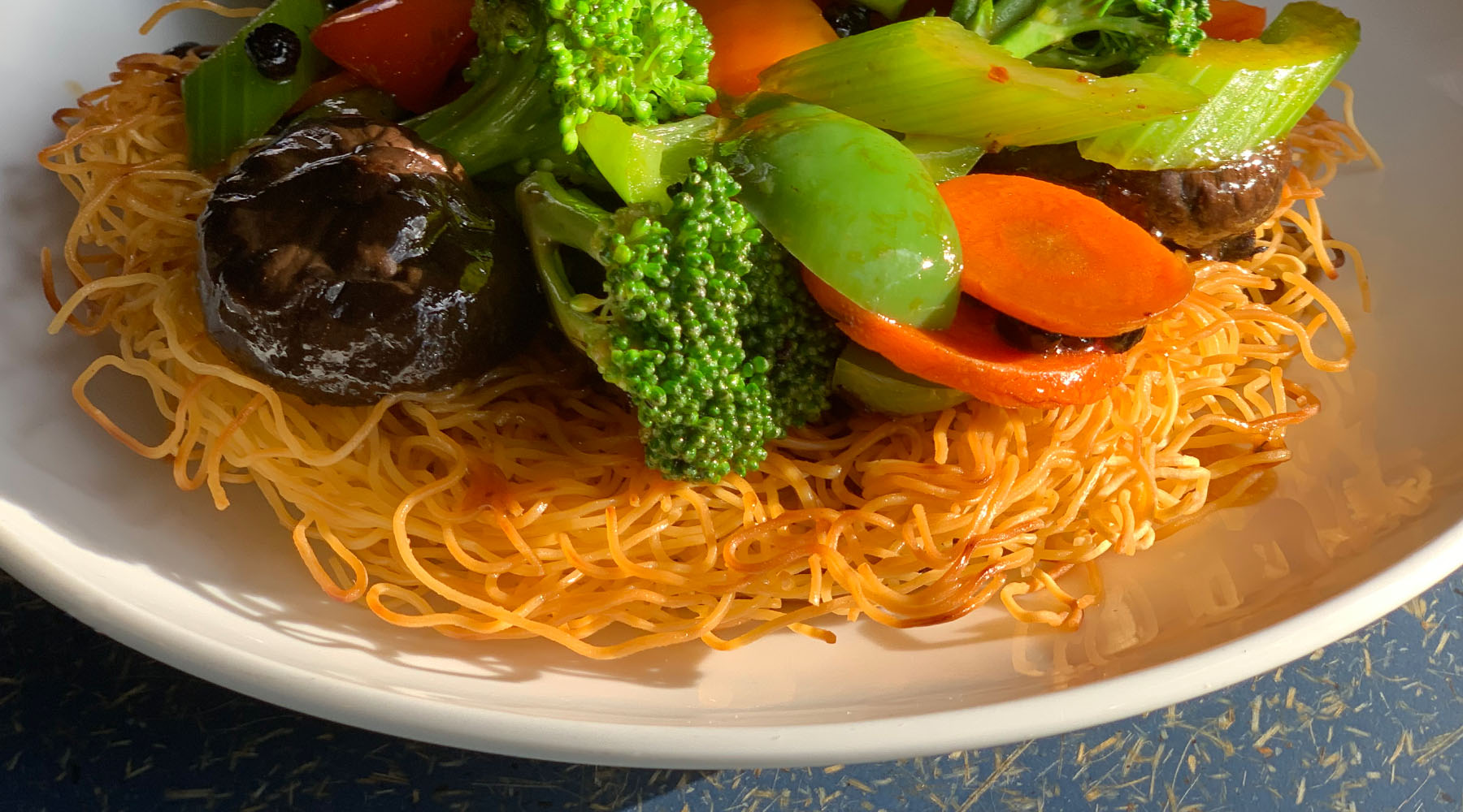 MIXED VEGETABLE WITH BLACK BEAN SAUCE 🔰🥘  PAN FRIED NOODLES