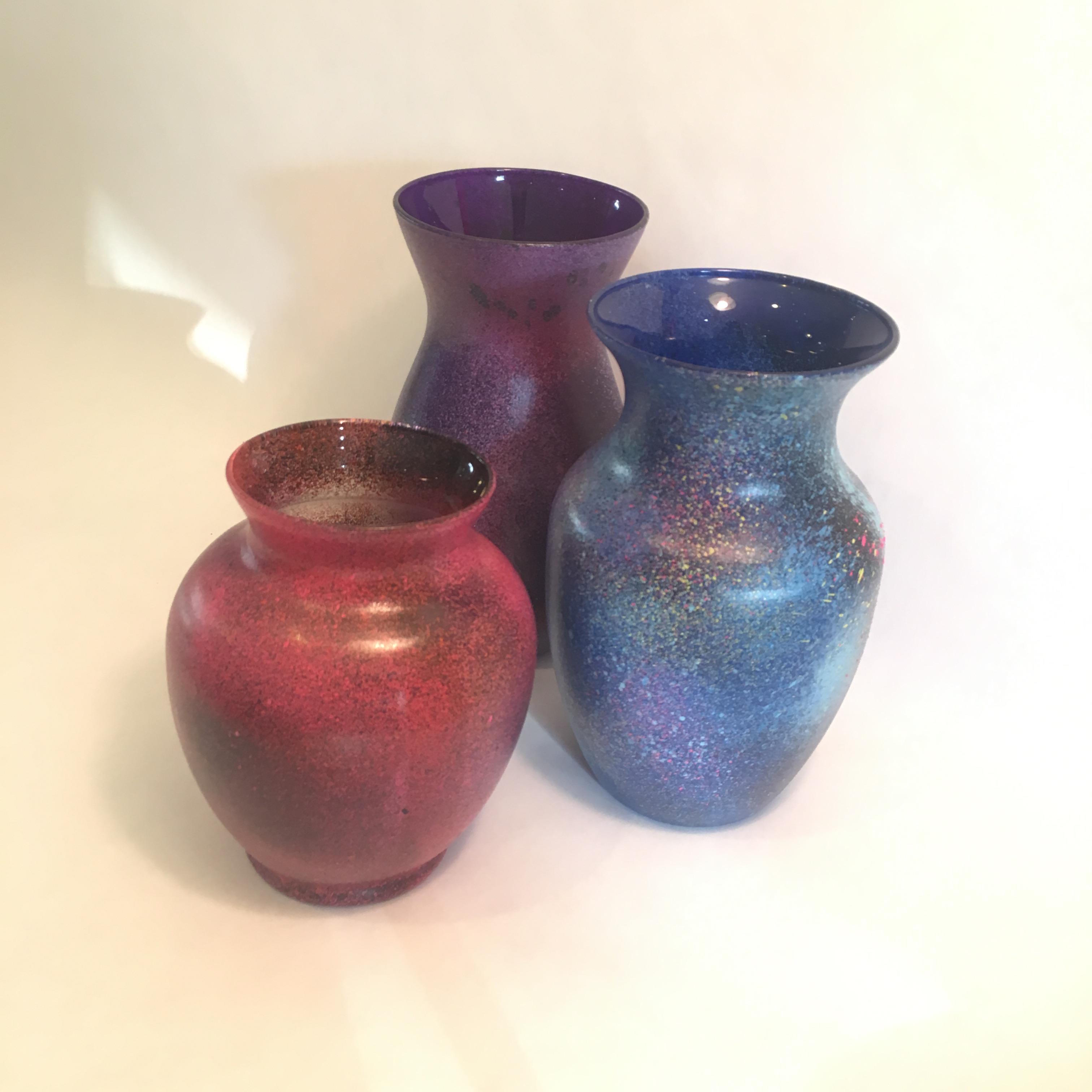 WKID Spray Painted Vase