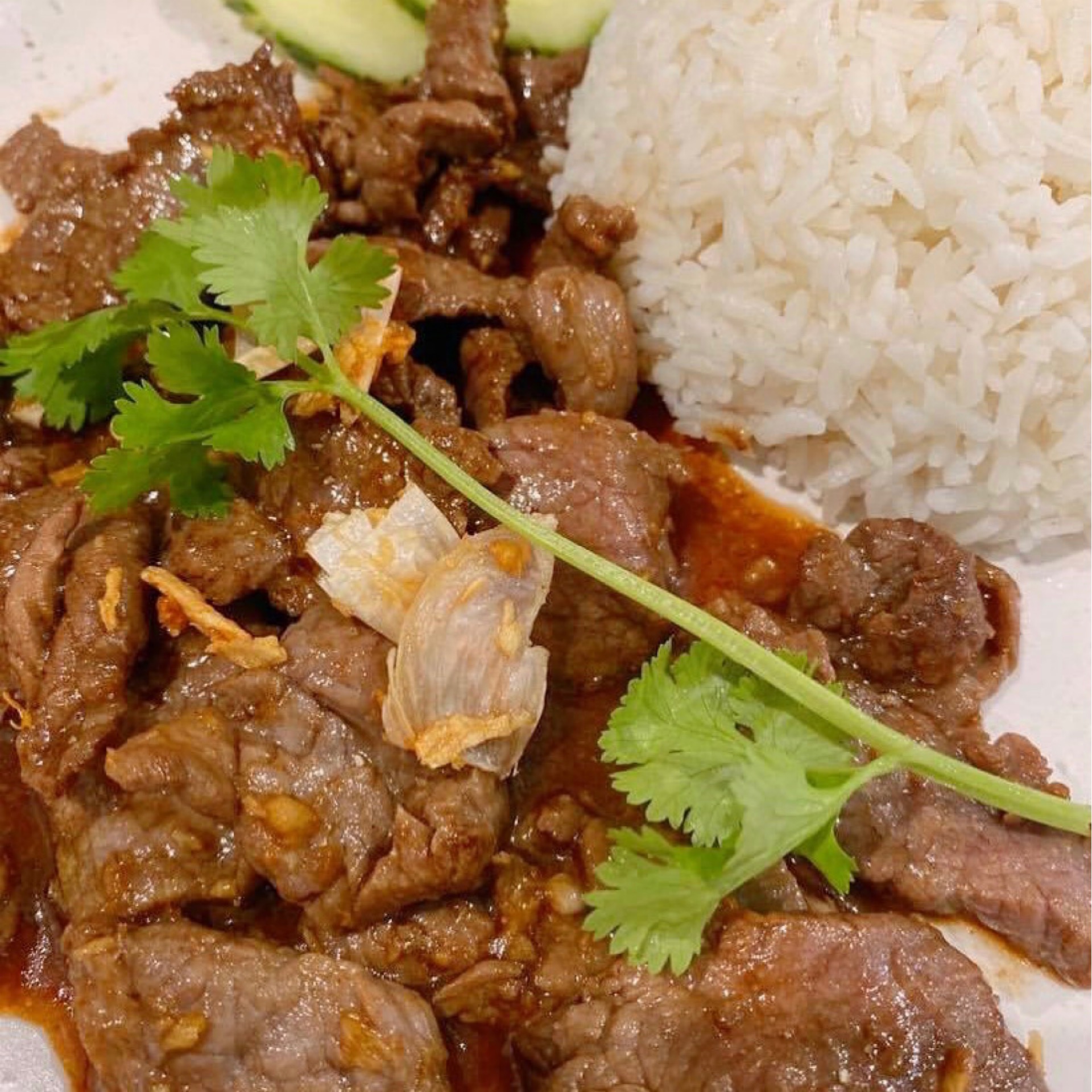 Garlic Beef เนื้อกระเทียม