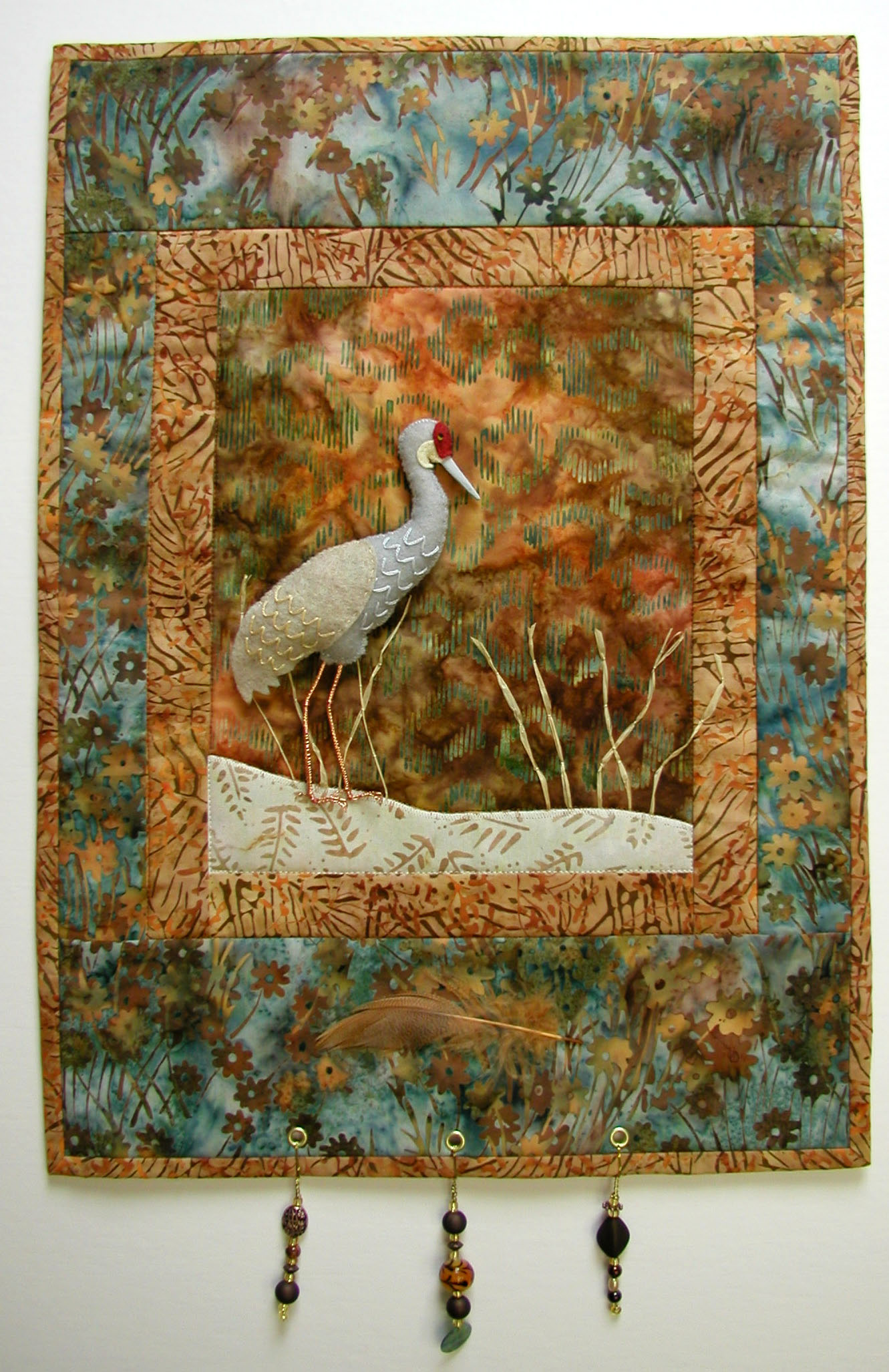 Sandhill Crane Art Quilt Pattern