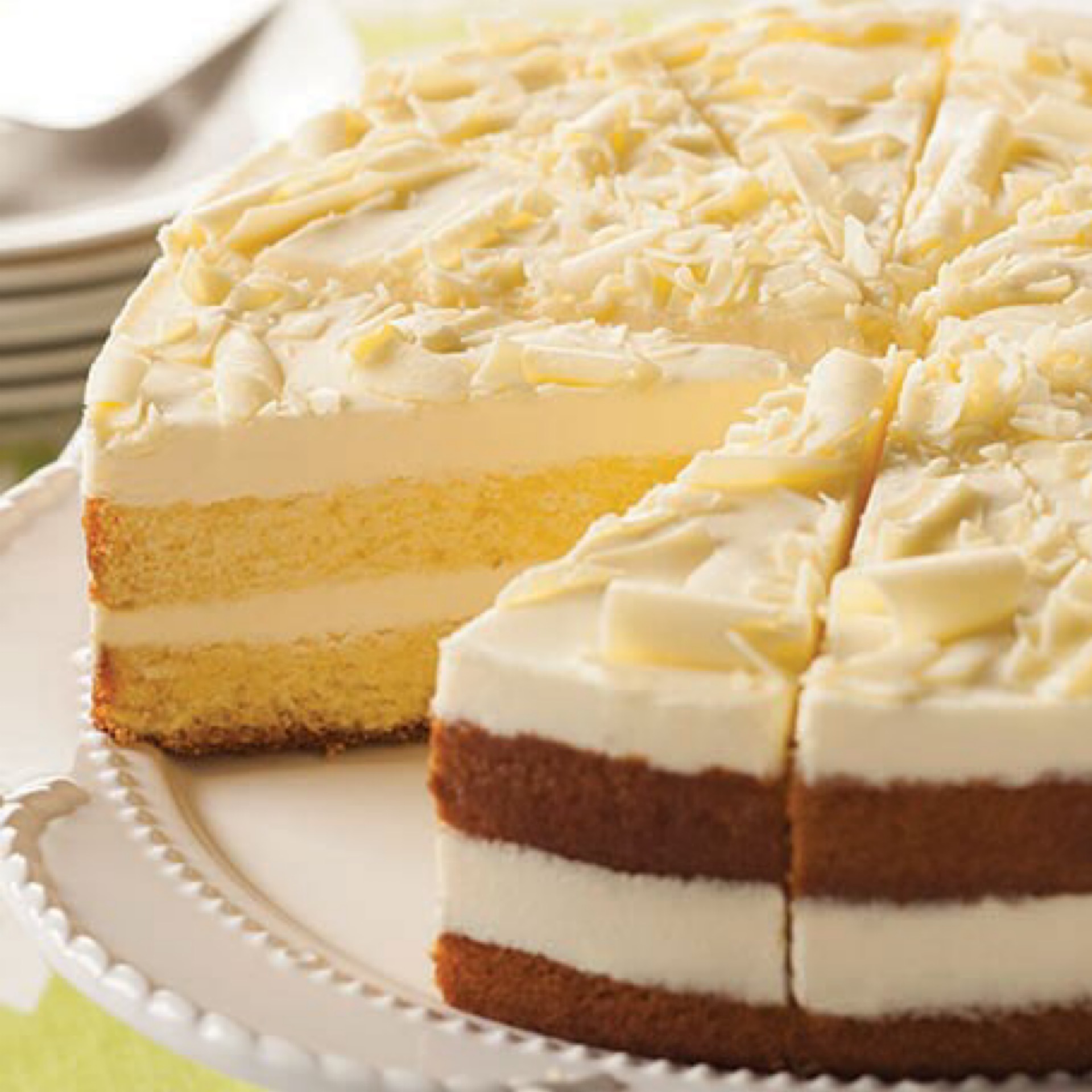 Lemon (Limoncello) Marscapone Cake - Whole