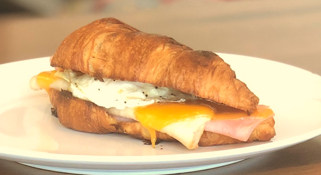 Bacon, Egg & Cheese Breakfast Croissant