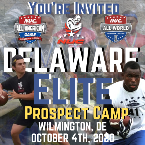 Coach Schuman's Delaware Elite invitational Football Prospect Camp, October 4th, 2020