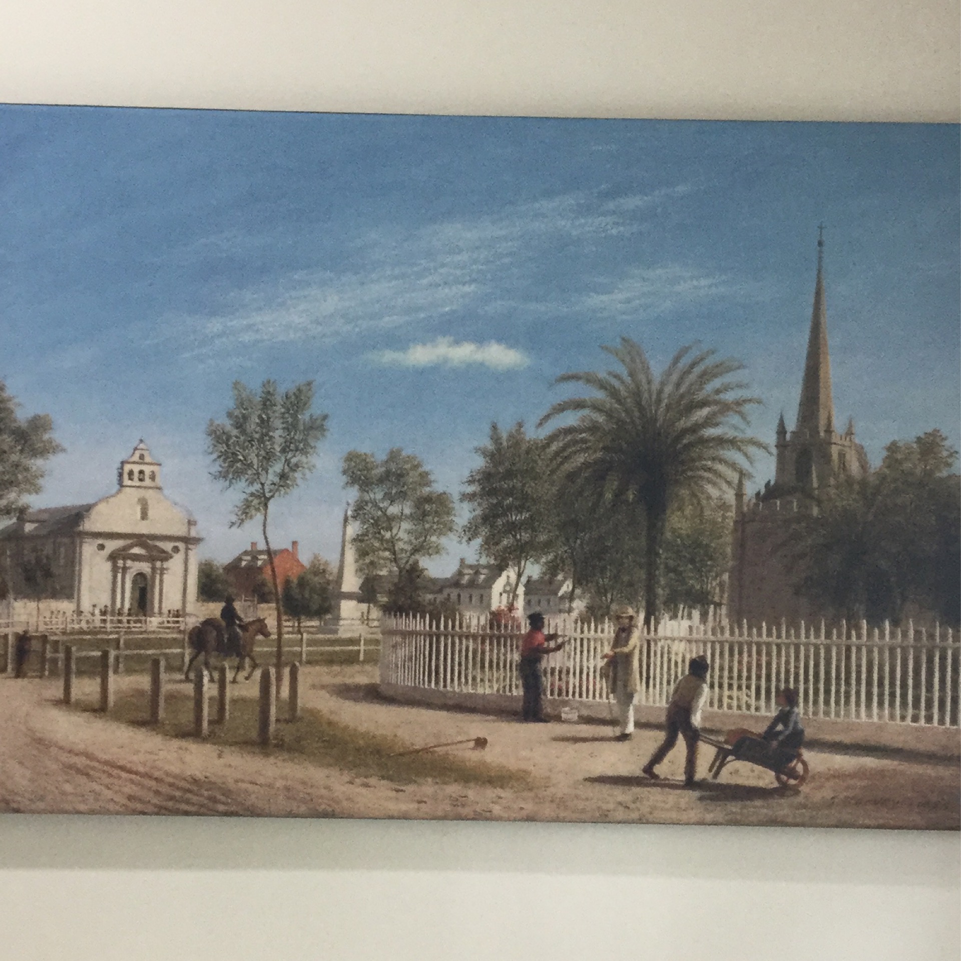 Canvas Giclee St. Augustine Plaza
