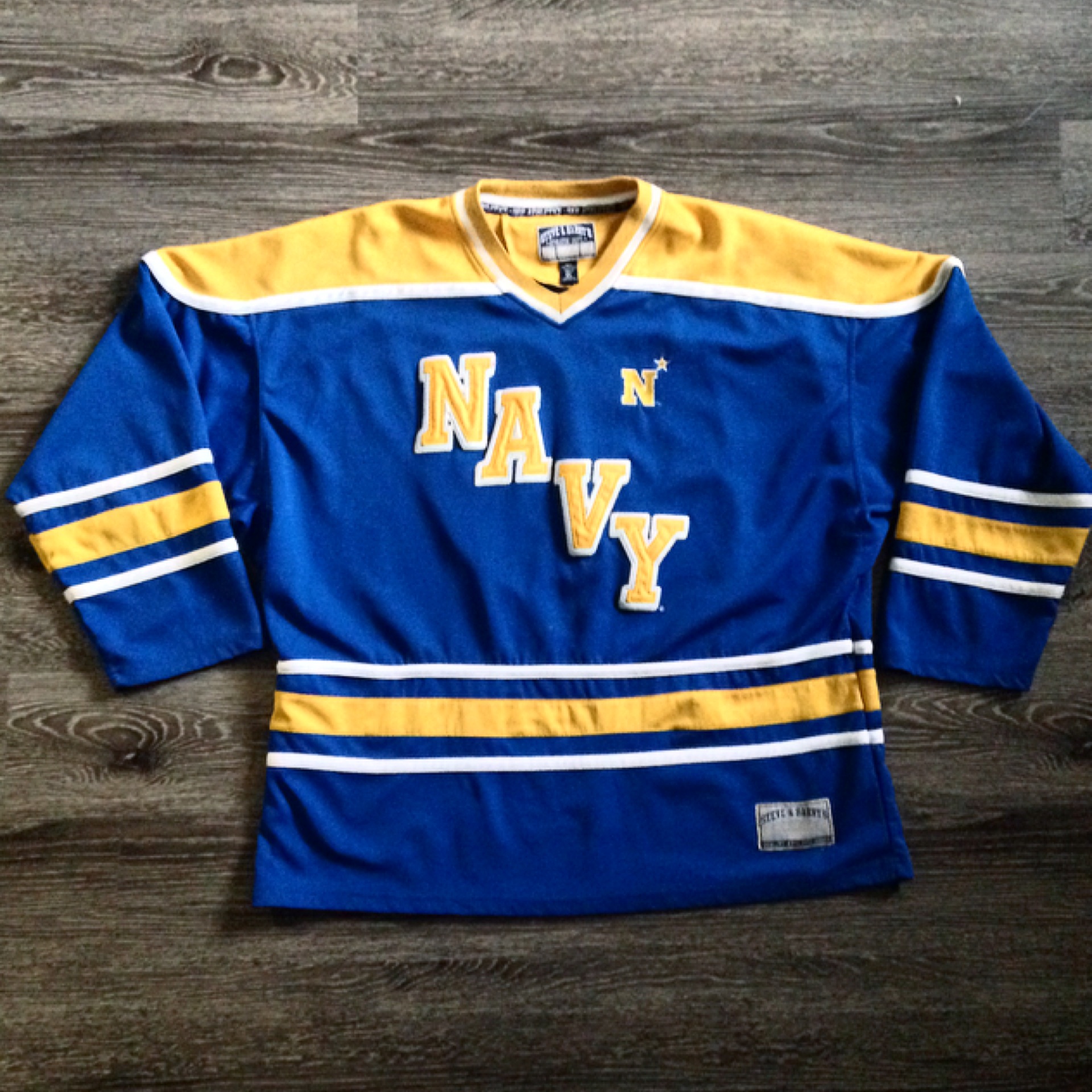 Vintage Navy Hockey Jersey